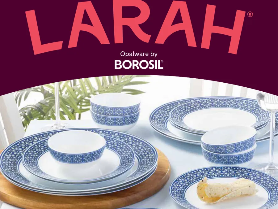 Larah by Borosil Dinnerware catalogue cover
